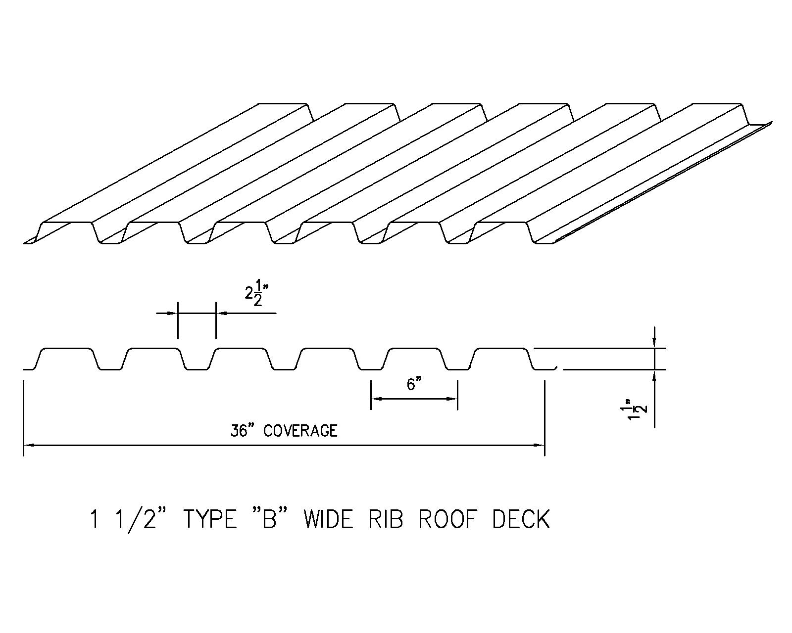 1.5 Type B Roof Deck