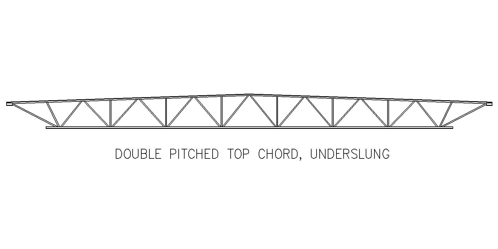 Double Pitched Top Chord Underslung